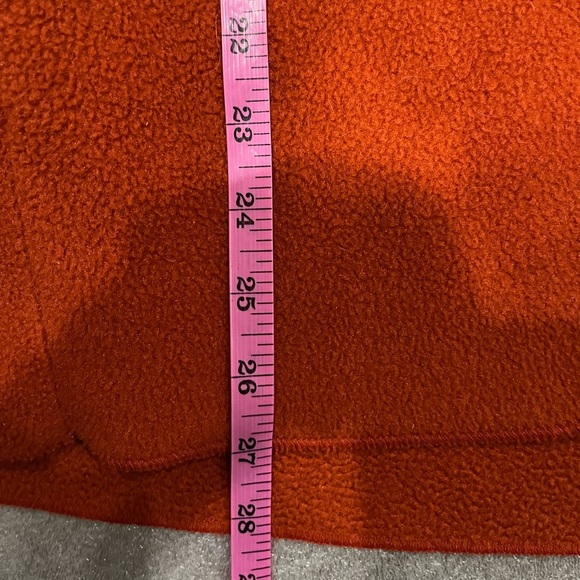 [S]Janska Women's Orange Short Fleece One Button Jacket - Picture 7 of 11